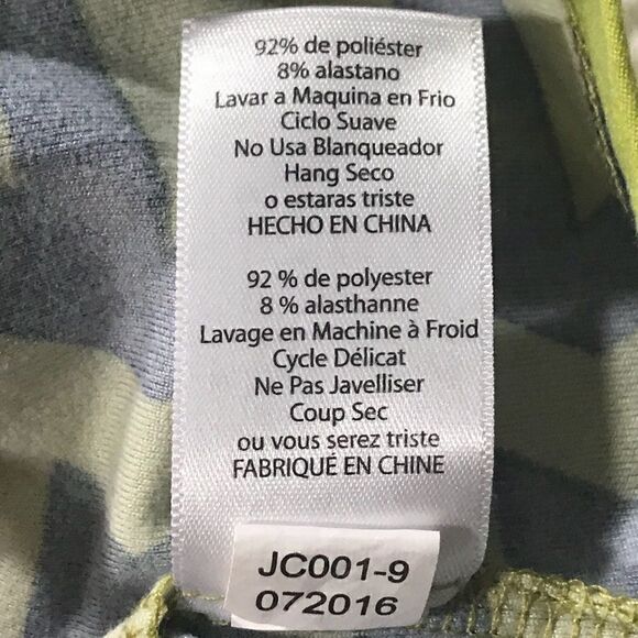 LuLaRoe Green & Navy Blue Zigzag Tunic Top NWOT - Picture 6 of 6